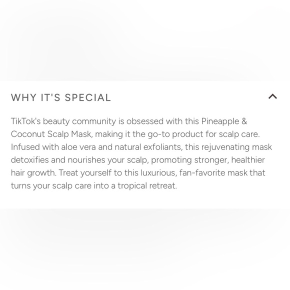 New/Sealed Style Dry Scalp Mask Pineapple & Coconut- Aloe Vera & Hyaluronic Acid - Picture 11 of 16